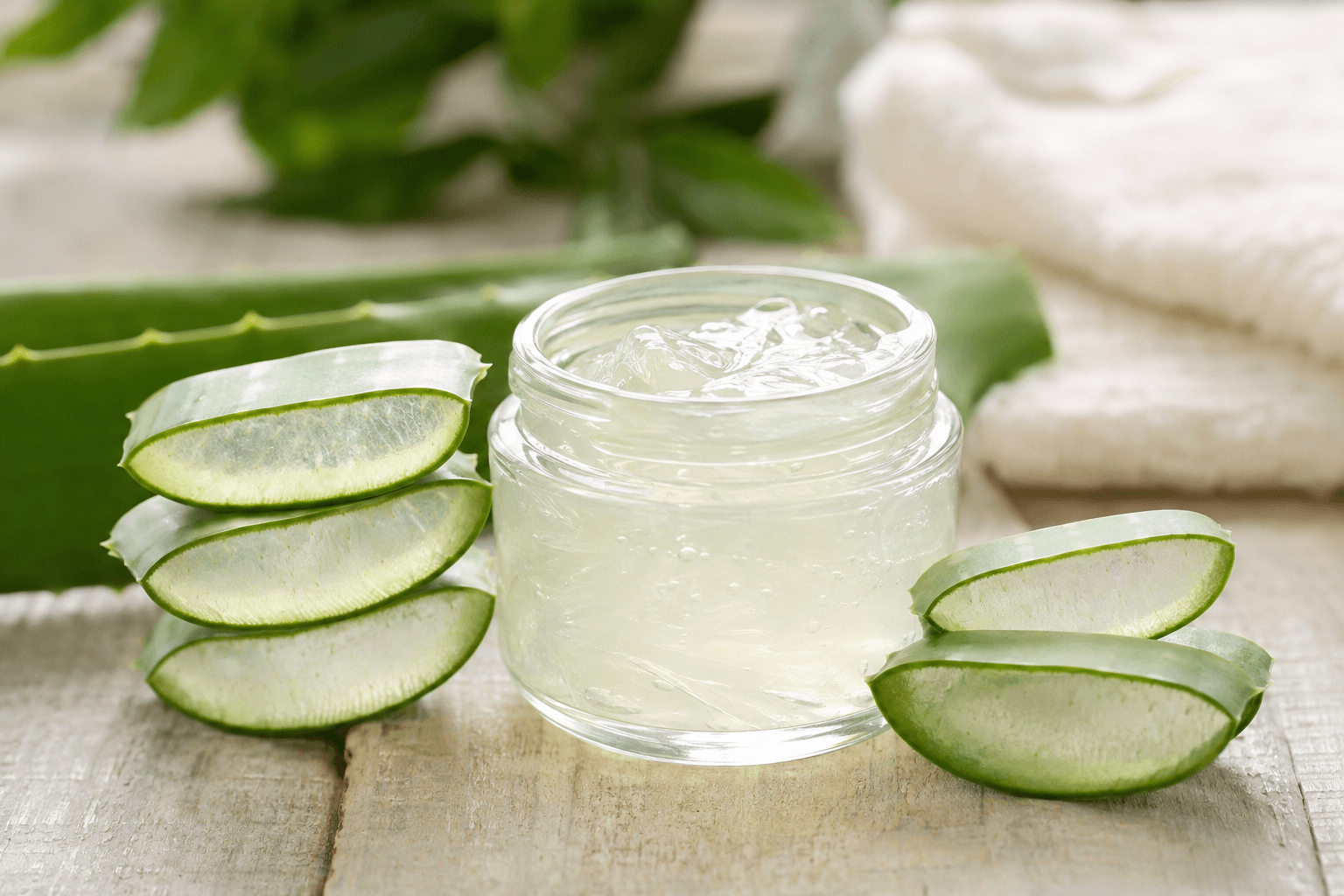Aloe vera pour la peau